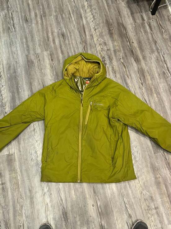 Columbia Men's Silver Leaf Stretch Insulated II Hoodie Jacket Avocado Green